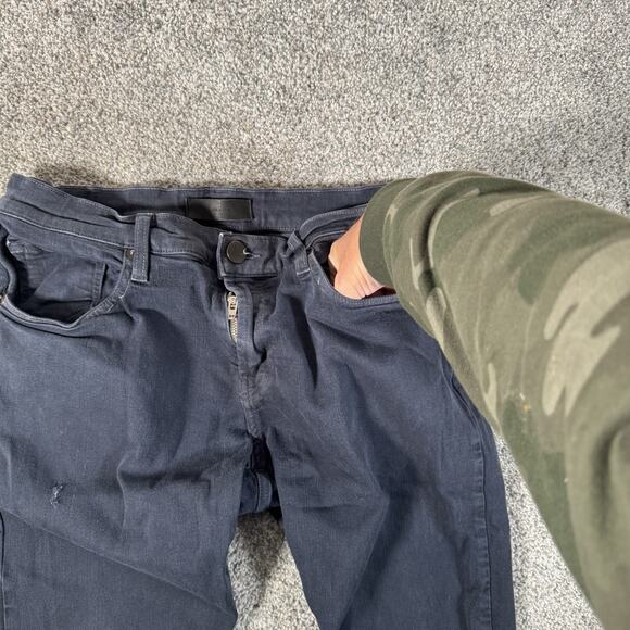 J Brand Tyler Slim Fit Straight Jeans Sz 30X30 Dark Wash Comfort Stretch Classic - Picture 12 of 15